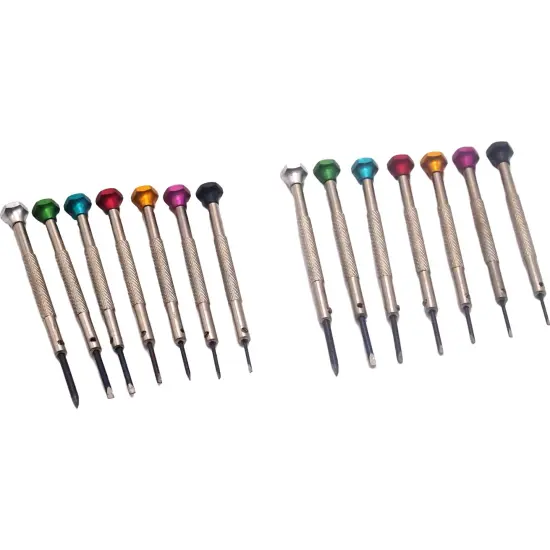 14 Screwdriver Set Watch Optical Euro Tool Screw Link {1}