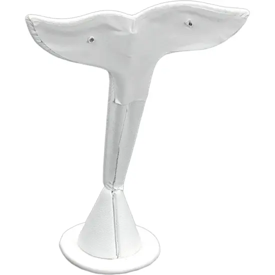 White Earring Necklace Bracelet Jewelry Display 7Pc Set {5}