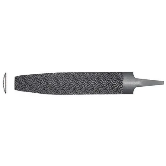 Grobet USA 10" Half-Round Cabinet Rasp, Cut 5 {1}
