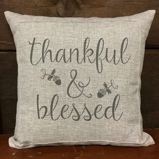 Thankful & Blessed Embossing 12 x 12 Stencil | FS097 by Designer Stencils | Word & Phrase Stencils | Reusable Stencils for Painting on Wood, Wall, Tile, Canvas, Paper, Fabric, Furniture, Floor | Reusable Stencil for Home Makeover {3}