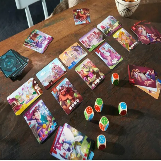 HABA King of The Dice - A Tricky Skill and Luck Competition Game for Ages 8 Years and Up (Made in Germany) Multicolor {4}