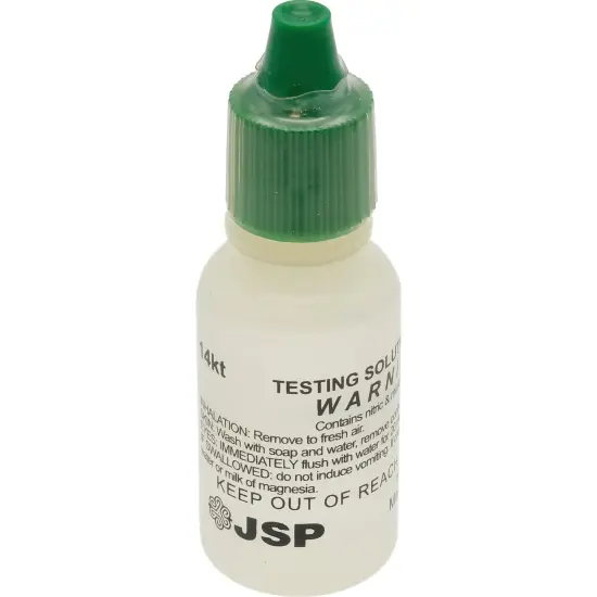 14K Gold Testing Solution Acid 1/2 Fluid Oz 10 Bottles {3}