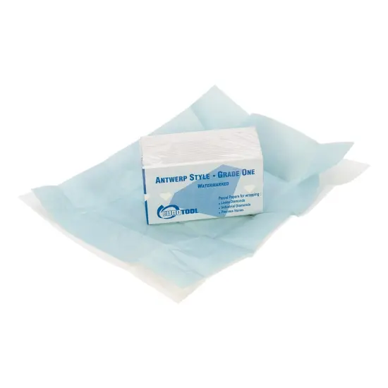 25 Blue & White Antwerp-Style Diamond Papers {1}