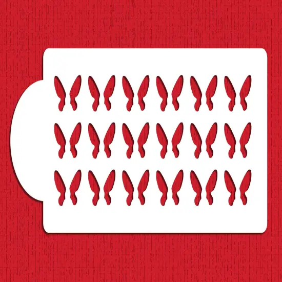 Mini Butterflies 3-Dimensional Cake Stencil | C027 by Designer Stencils | Cake Decorating Tools | Baking Stencils for Royal Icing, Airbrush, Troweling, Molding | Reusable Plastic Food Grade Stencil for Cakes | Easy to Use & Clean Cake Stencil {1}