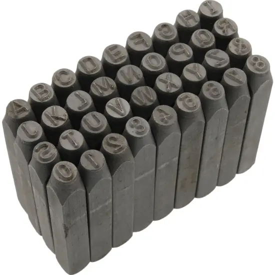 Letter and Number Punch Stamp Tool Set {1}