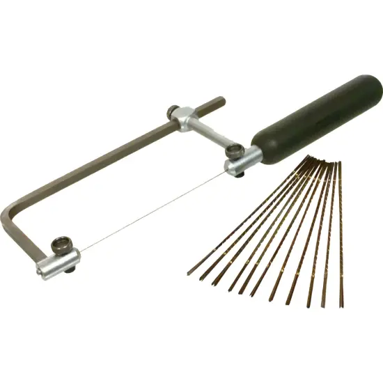 Adjustable Hand Saw Frame +144 Pike Sawblades {1}