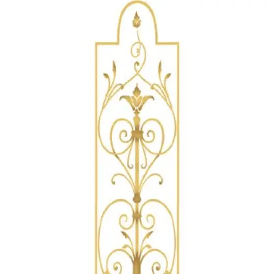 Wrought Iron Panel Wall Stencil | 2520 by Designer Stencils | Pattern Stencils | Reusable Stencils for Painting | Safe & Reusable Template for Wall Decor | Try This Stencil Instead of a Wallpaper | Easy to Use & Clean Art Stencil Pattern {2}