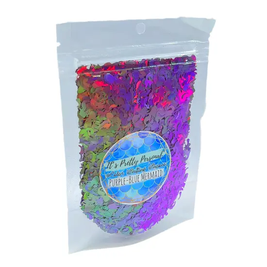 Purple to Blue Mermaid- Color Shifting Shape {3}