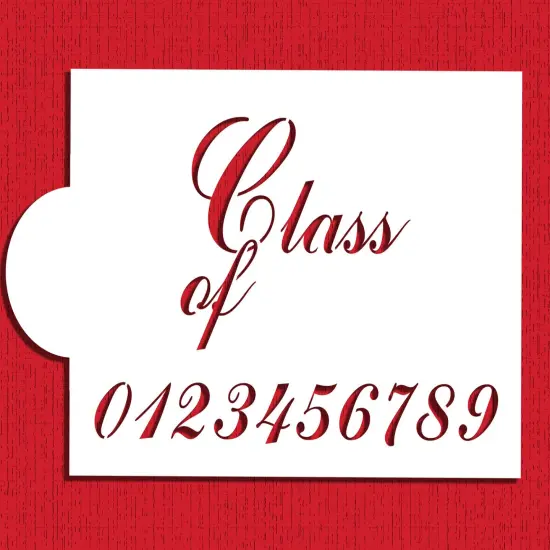 Class Of... Cake Stencil | C040 by Designer Stencils | Stencils for Royal Icing, Airbrush, Dusting Powder | {5}