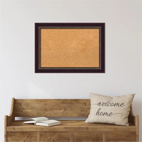 Cork Board, Signore Bronze Wood Frame - Bulletin Board, Organization Board, Pin Board {5}