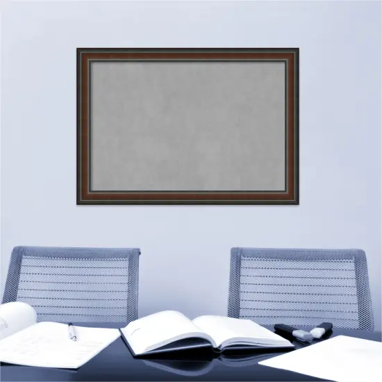 Magnetic Boards, Home Office Boards (41x29 in.) Cyprus Walnut Framed Organization Boards {6}