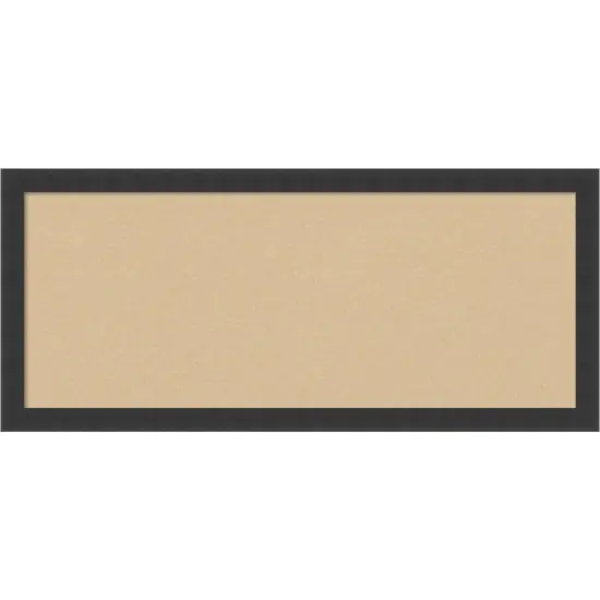Cork Board, Mezzanotte Black Wood Frame - Bulletin Board, Organization Board, Pin Board Natural Cork {7}