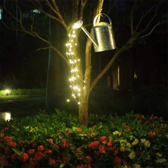 Perfect Holiday 180 LED Silver Copper Branch Tree Lights Plug in Yellow {4}