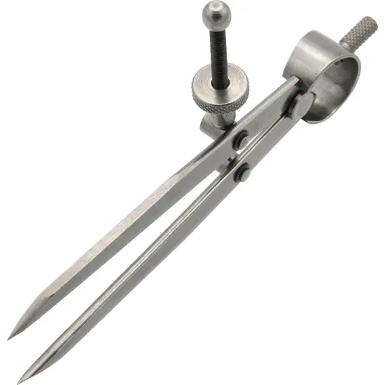 Machinist Measuring Tool Divider Caliper 6" & Jewelers Drill Press Center Finder {5}