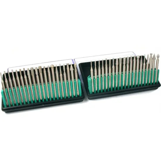 40 Diamond Coated Burs Lapidary Tools1/8" {1}
