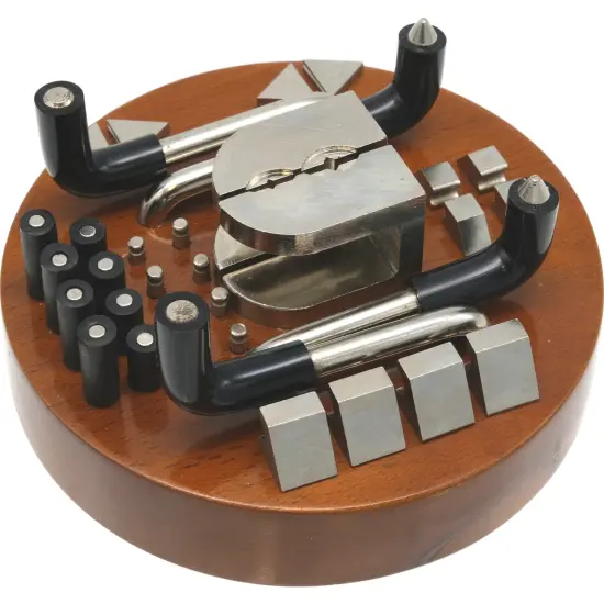 34Pc Engraving Ball Attachment Set with Wooden Block for 5" Ball JT-GB34A {3}