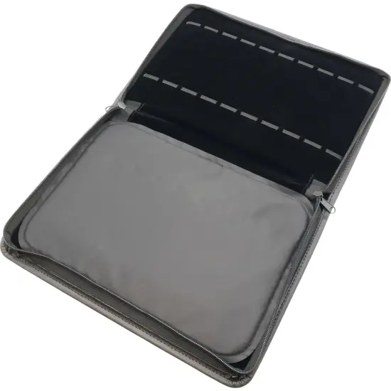 Black 20 Slot Watch Bracelet Display Folder Travel Showcase {1}