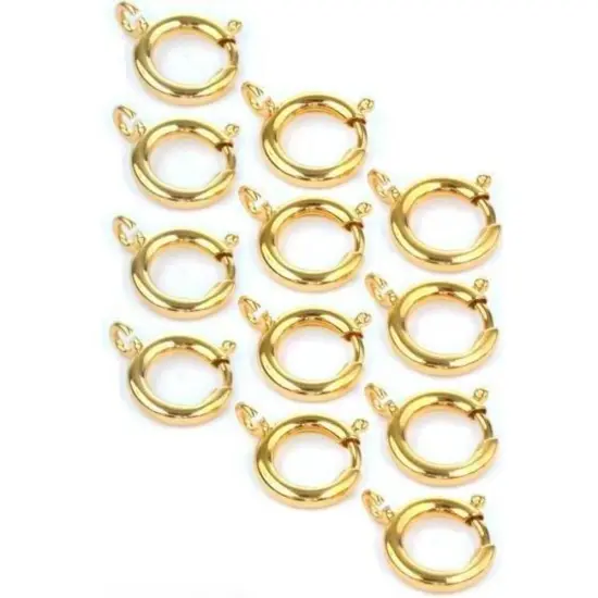 12 Pocket Watch Connectors Fobs Gold Plated 12mm Parts {1}