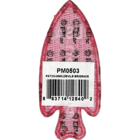 WWII Devil's Brigade Patch Red & White 3" {2}