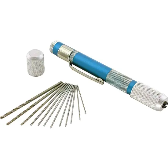 12 Drill Bits HSS Pin Vise Jewelry Watch Repair Tool {1}