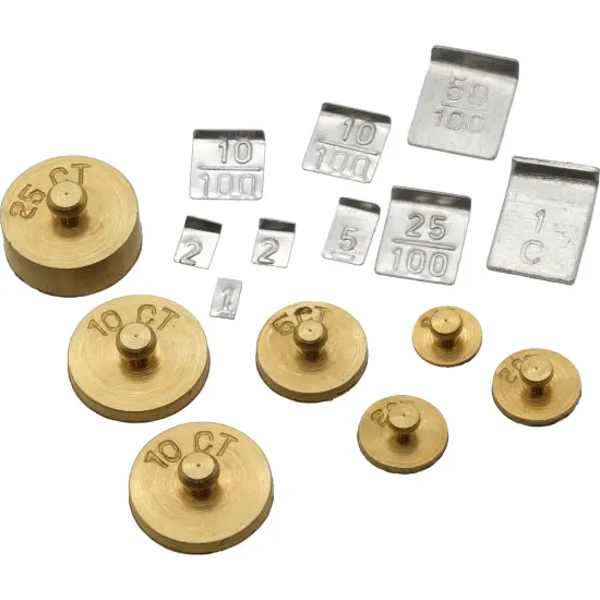 Balance Scale Weights for Diamond Scales Jewelers Tools {2}