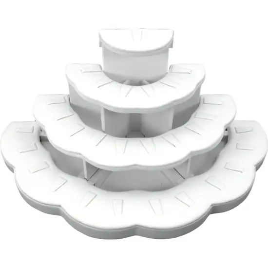 White Ring Display Holds 29 Rings Jewelry Stand New {2}