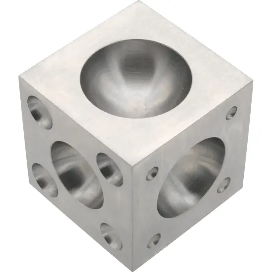 Steel Dapping Block 2 1/2" Jewelers Doming Forming Jewelry Repair Tool {2}