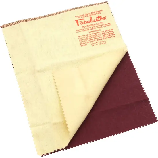 Polishing Jewelry Cloth 9" x 11" & Pro-Craft White Rouge for Hard Metals 7oz {4}