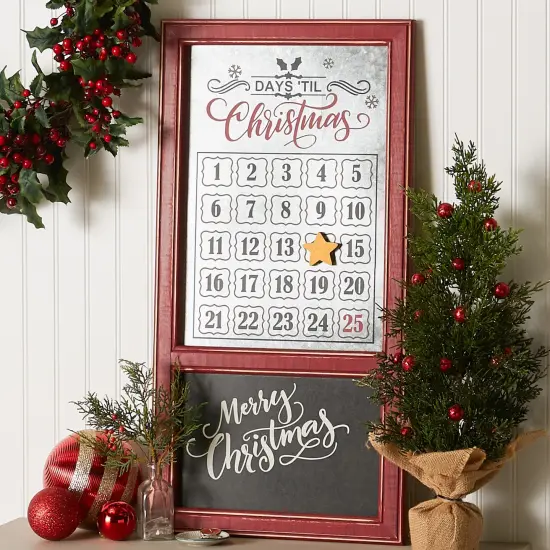DII Chalkboard And Galvanized Days Til Christmas Calendar {6}