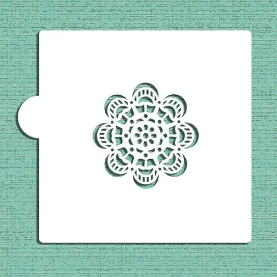 Mandala #1 Cookie & Craft Stencil | CM058 by Designer Stencils | Stencils for Royal Icing, Airbrush, Dusting Powder | {4}