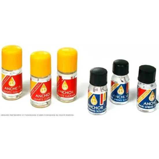 6 Pocket Watch Hairspring Parts Oil Lube Tool {1}