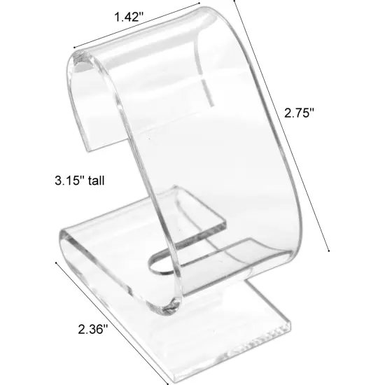 Clear Acrylic Watch Display Stand Showcase Countertop {2}