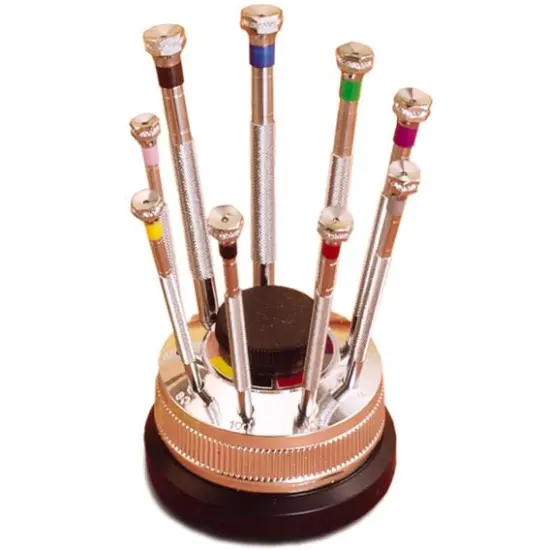 Screwdriver Set on Swivel Stand {1}