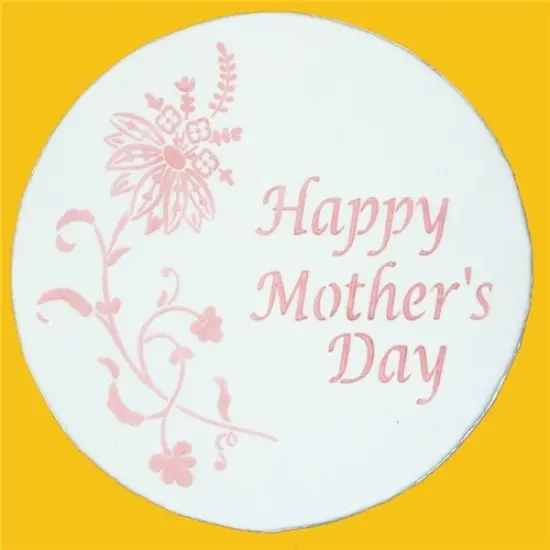 Happy Mother's Day Cake Stencil | C053 by Designer Stencils | Stencils for Royal Icing, Airbrush, Dusting Powder | {2}