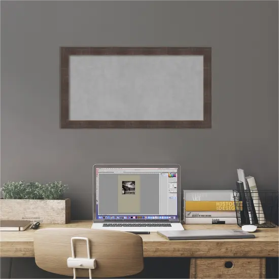Magnetic Boards, Home Office Boards (26x14 in.) Whiskey Brown Rustic Framed Organization Boards {5}