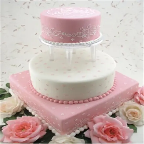 Wedding Veil Cake Stencil | C112 by Designer Stencils | Cake Decorating Tools | Baking Stencils for Royal Icing, Airbrush, Dusting Powder | Reusable Plastic Food Grade Stencil for Cakes | Easy to Use & Clean Cake Stencil {3}