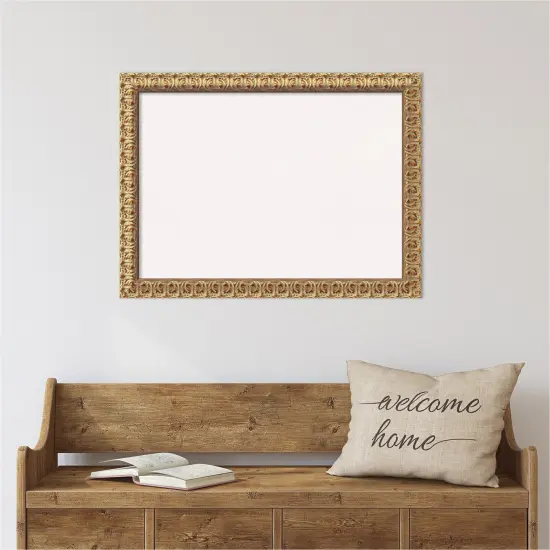 Cork Board, Florentine Gold Wood Frame - Bulletin Board, Organization Board, Pin Board White Cork {5}
