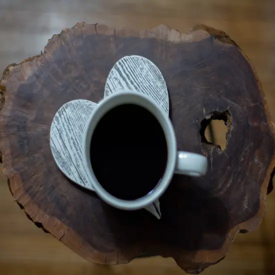 Rustic Farmhouse 6 in. Reclaimed Wood Heart White {5}