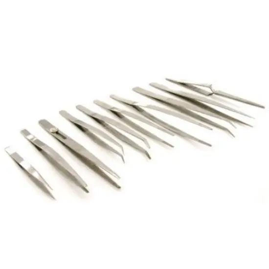 11 Tweezers Tools for Crafting Jewelry & Beadmaking Soldering Art Crafts {1}