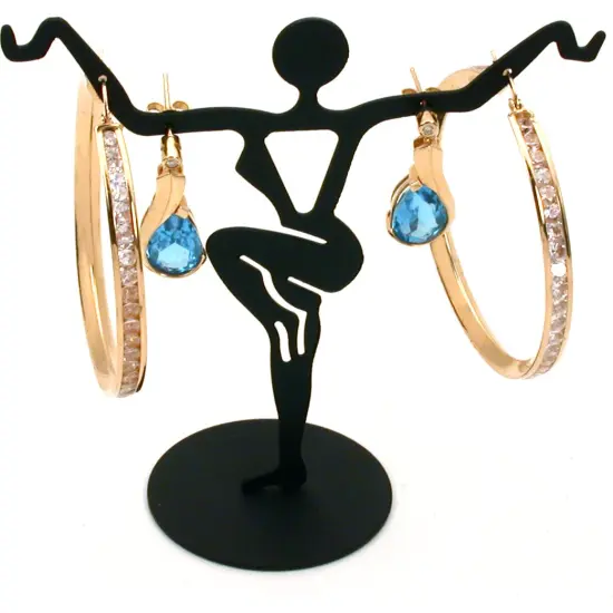 Glass Top Jewelry Display Case 12 Gem Jar Insert Bonus {3}