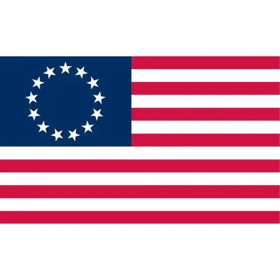 USA 1777 Betsy Ross Flag 3ft x 5ft {1}