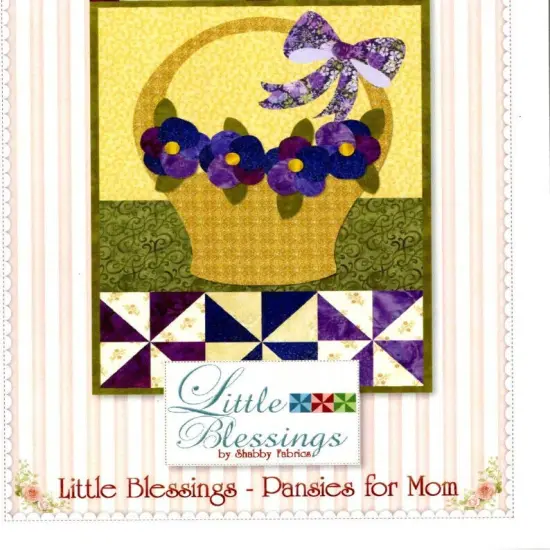 Pattern, Little Blessings-Pansies for Mom {3}