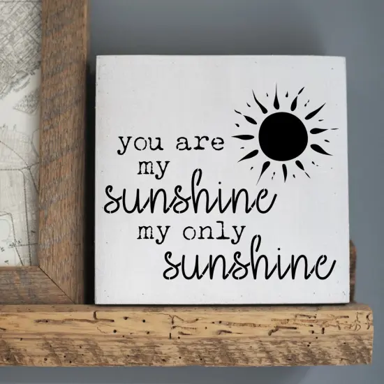 You Are My Sunshine Embossing 12 x 12 Stencil | FS087 by Designer Stencils | Word & Phrase Stencils | {4}