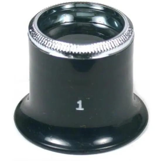 Loupe Eyeglass Magnifier Lens Jeweler Magnifier + Ring {1}
