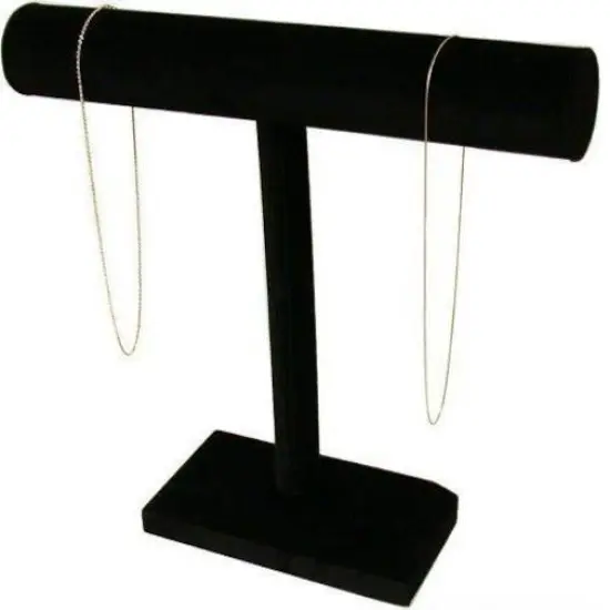 5 Black Bracelet Chain & Watch T-Bar Jewelry Display {5}