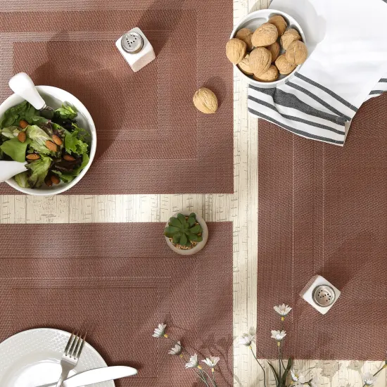 DII CinnamonPVC Doubleframe Placemat 6 Piece {4}