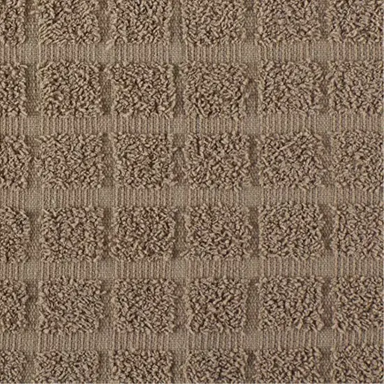 DII PE-Coated Cotton Polyester Laundry Bin Stripe Cinnamon Rectangle Large 10.5x17.5x10.5 (Set of 2) {2}