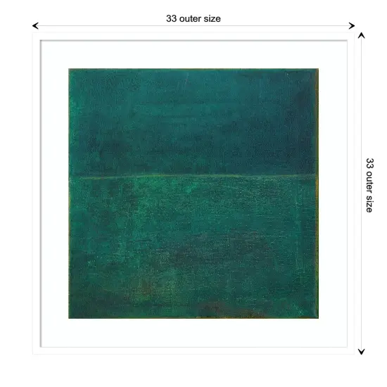 Green Zen I by Jodi Fuchs Wood Framed Wall Art Print {1}