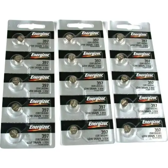 15 396 / 397 Energizer Watch Batteries SR726SW SR726W {1}