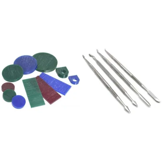 11Pc Jewelers Jewelry Wax Assortment & Double Ended Craft Clay Sculpting Tools {1}